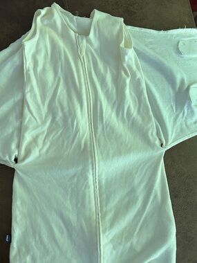 Halo White Infant Sleep Sack Swaddle with Front Zipper